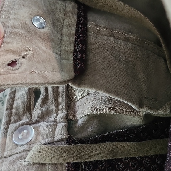 Athleta soft brown cordroy mini skirt short skirt zip up size 4 - Picture 10 of 10